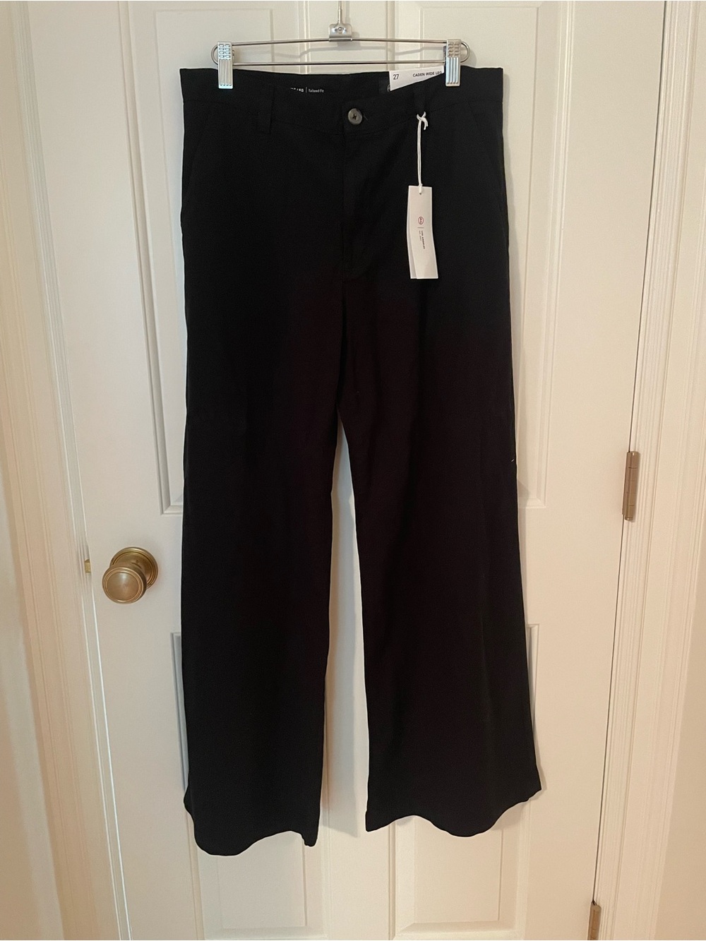 Ag Adriano Goldschmied Black Flare Wide-Leg Jeans